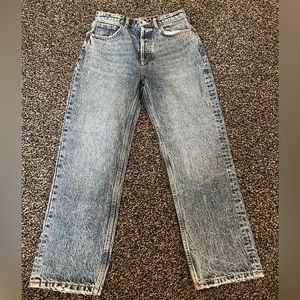 Zara mid rise straight leg jeans